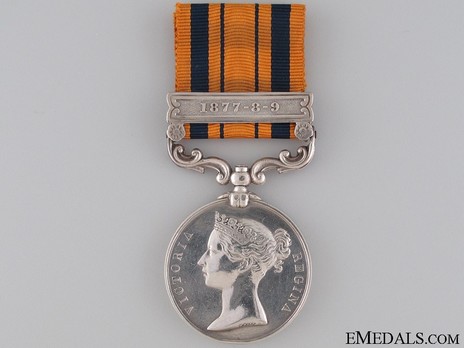 Silver Medal (with "1877-8-9" clasp) Obverse