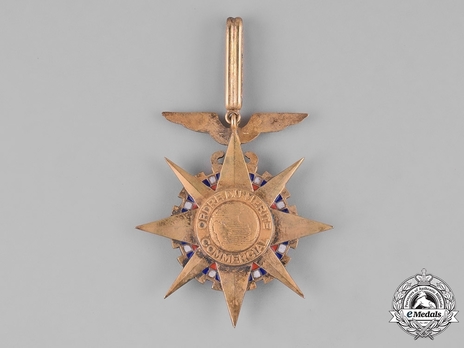 Order of Commercial and Industrial Merit, Commander Reverse