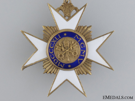 Order of St. Sylvester Grand Officer (with gilt) Reverse