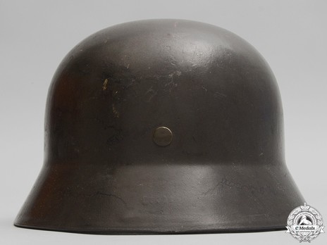 German Army Steel Helmet M35 (Double Decal version) Back
