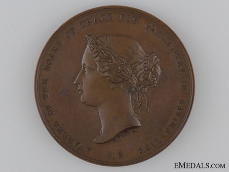 Bronze Medal (for gallantry, 1854-1901) Obverse