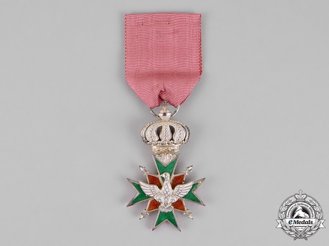  Order of the White Falcon, Type II, Civil Division, II Class Knight (in silver) Obverse