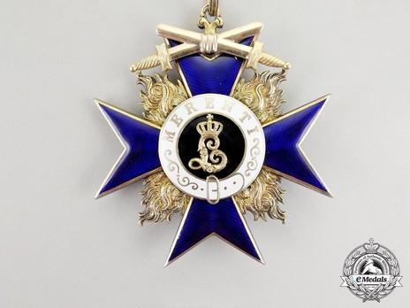 Order of Military Merit, Military Division, I Class Cross (without crown) Obverse