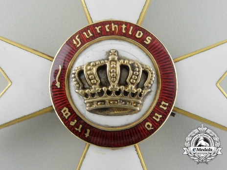 Order of the Württemberg Crown, Civil Division, I Class Commander Reverse