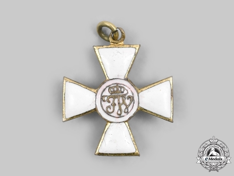Order of the Red Eagle, Type V, Civil Division, III Class Cross Miniature Reverse