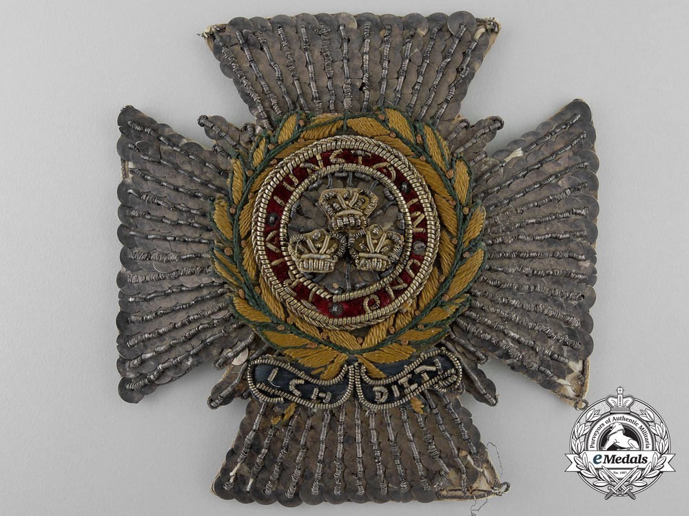 Commander breast star military division embroidered obverse