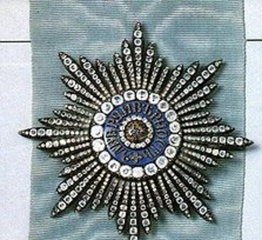 Order of Saint Andrew the First-Called, Civil Division, I Class Breast Star with Diamonds