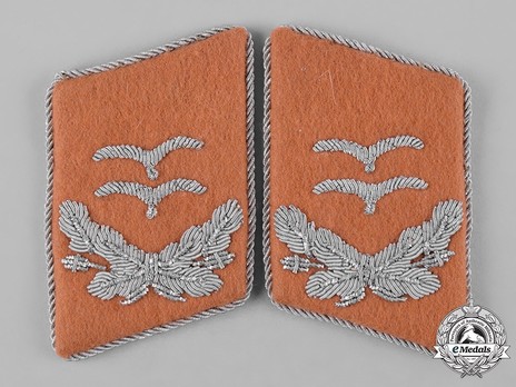 Luftwaffe Signals/Communication Oberleutnant Collar Tabs Obverse
