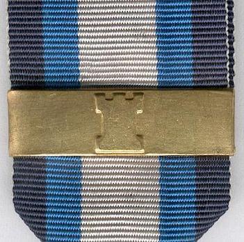 National Defence Medal in Silver (with gold clasp) Observe