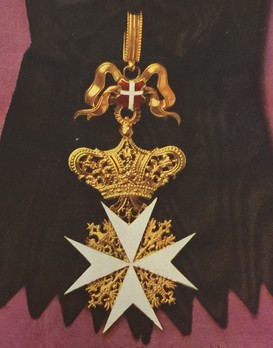 Order of the Knights of Malta, Lady's Grand Cross of Honour (in gold) 