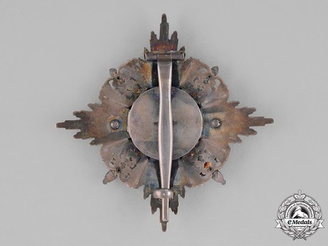 Order of the Zähringer Lion, Commander Breast Star with Swords Reverse