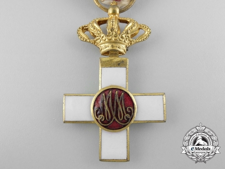 1st Class Cross (white distinction) (silver gilt) Reverse