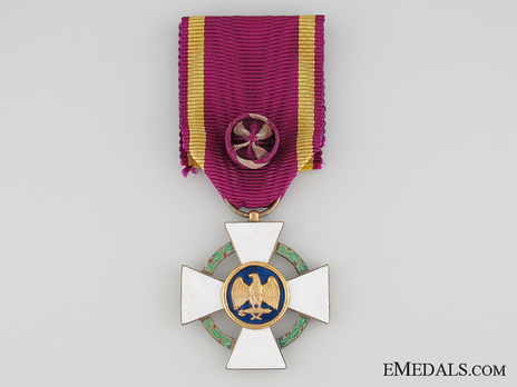 Order of the Roman Eagle, Officer's Cross (with wreath) Obverse