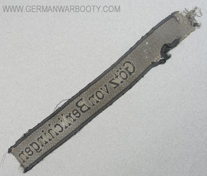 Waffen-SS Götz von Berlichingen Cuff Title Reverse