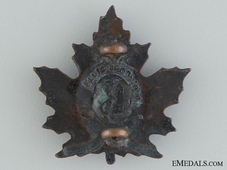 83rd Infantry Battalion Other Ranks Collar Badge Reverse