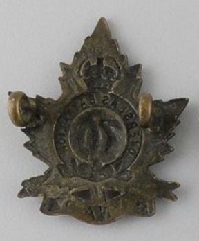 70th Infantry Battalion Other Ranks Collar Badge Reverse