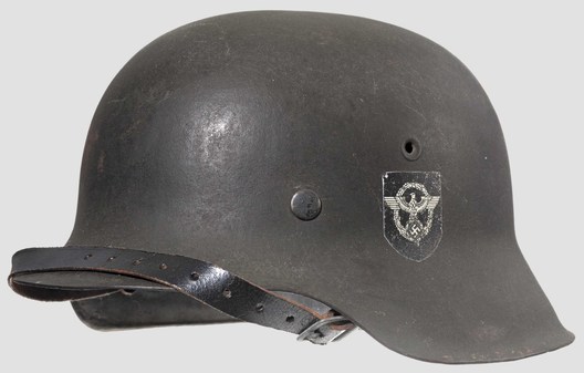 German Police Helmet M42 Profile