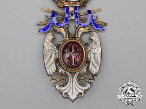 Order of the White Eagle, Type III, Military Division, I Class Reverse