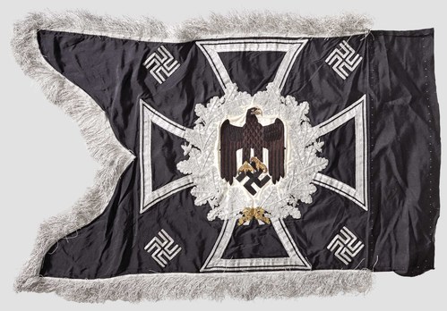 German Army General Army Unit Flag (Engineer Motorized and Mounted version) Reverse