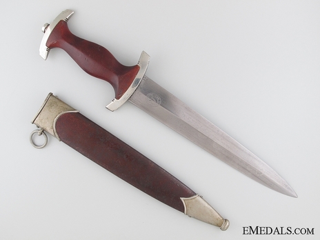 SA Standard Service Dagger by C. Wüsthof (maker marked) Reverse with Scabbard
