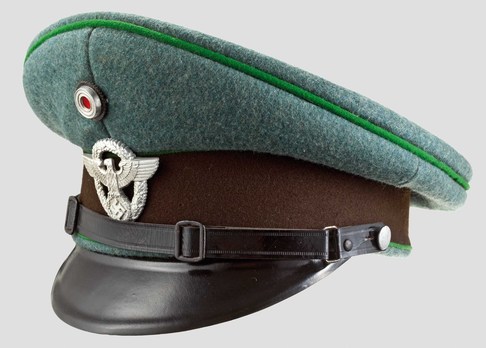German National Police NCO/EM's Visor Cap Profile