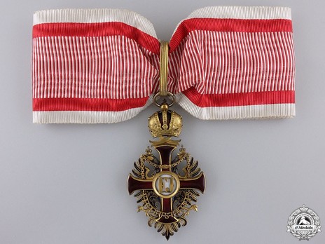 Order of Franz Joseph, Type II, Military Division, Commander Obverse