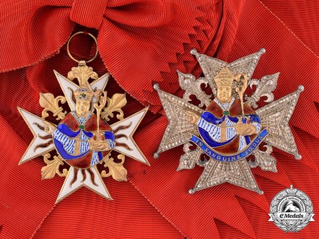 Order of Saint Januarius, Knight's Breast Star Set