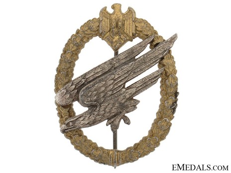 Army Paratrooper Badge, by F. Linden Obverse
