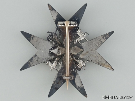 Knight/ Dame of Grace Breast Star (II Class) (with silver) Reverse