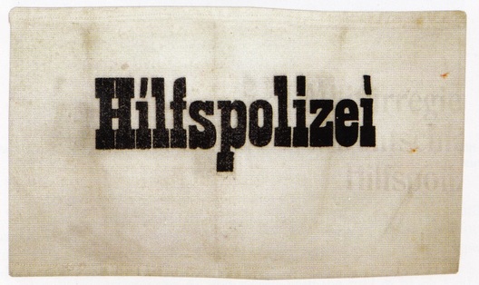 German Police 'Hilfspolizei' Armband Obverse