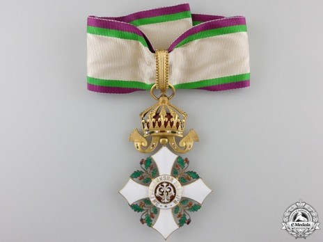 Order of Civil Merit, Type II, III Class Commander (1933-1944) Obverse