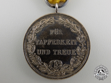 Military Merit Medal, Type V, in Silver (in silver) Reverse