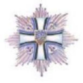 Order of the Cross of Terra Mariana, I Class Breast Star Obverse