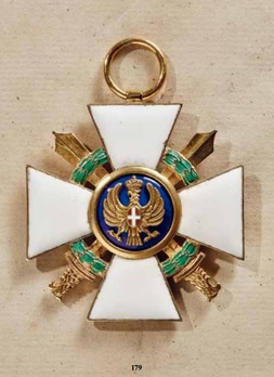 Order of the Roman Eagle, Grand Cross, in gold (with wreath and swords)