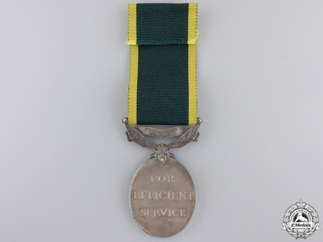 Silver Medal (for Supplementary Reserve, with King George VI "INDIAE IMP"effigy) Reverse