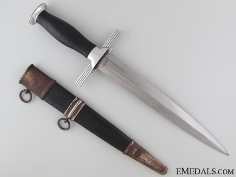 RLB 2nd Pattern Officer’s Dagger Reverse with Scabbard