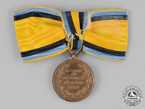 Crown Princess Carola Medal, Type III, in Bronze Reverse