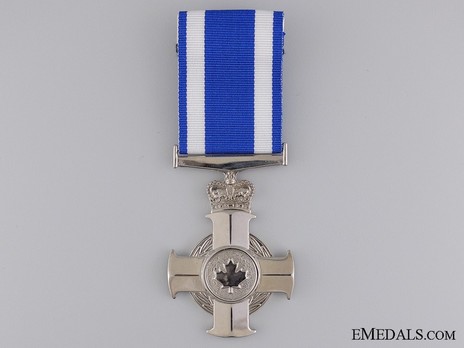 Meritorious Service Cross (Military Division, in Rhodium-Plated Brass) Obverse