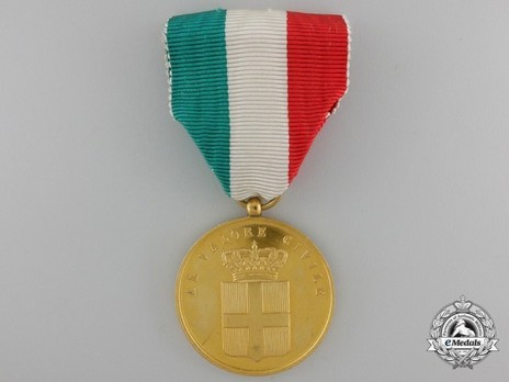 Medal for Civil Valour, in Gold Obverse