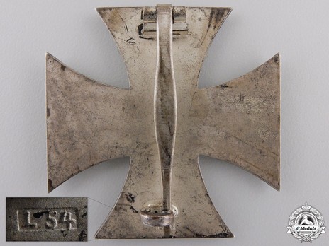 Iron Cross I Class, by Schauerte & Höhfeld (L 54) Reverse