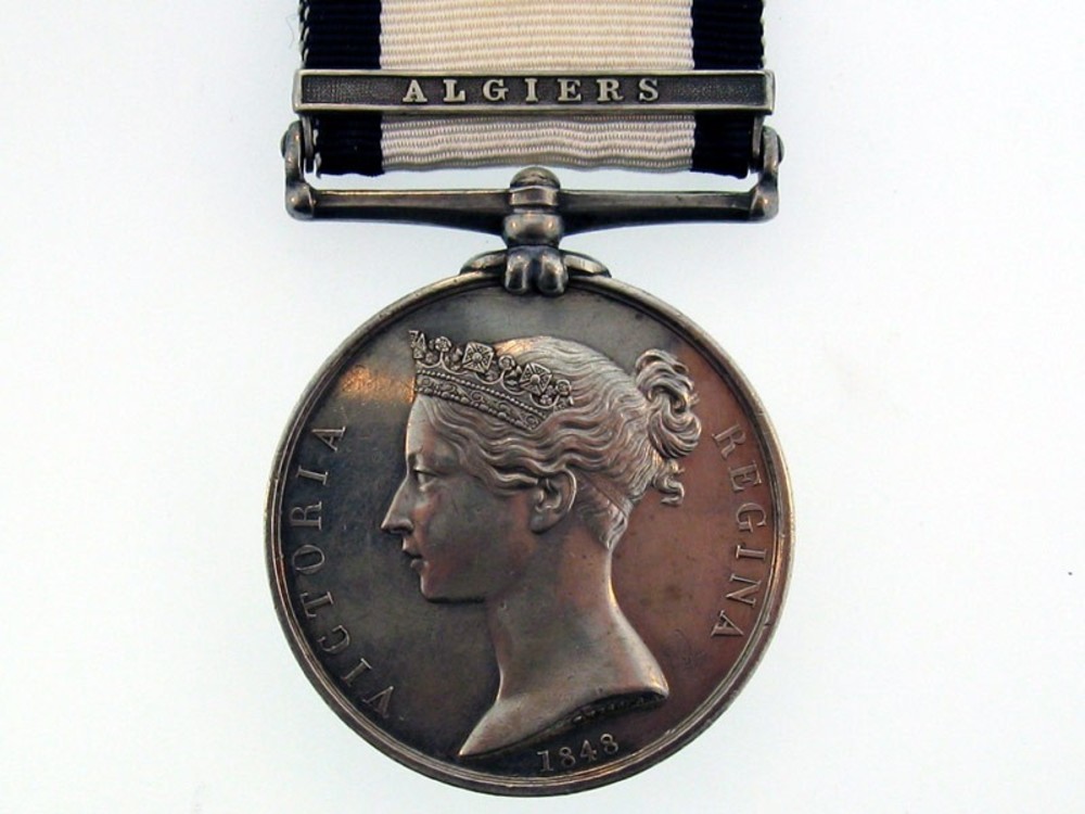 Silver medal with algiers clasp obverse3