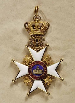 Order of the Wendish Crown, Civil Division, Grand Cross (with bronze crown) Obverse