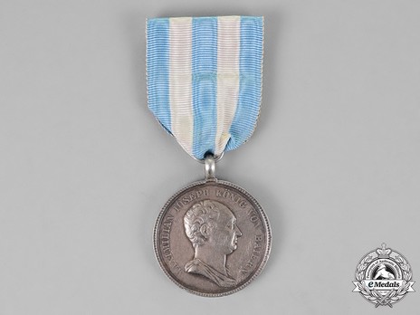 Civil Merit Medal, Type III, Silver Medal Obverse
