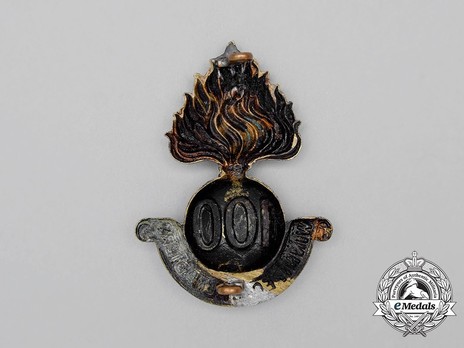100th Infantry Battalion Other Ranks Cap Badge Reverse