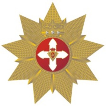 Order of Vytautas the Great, Special Collar Breast Star Obverse