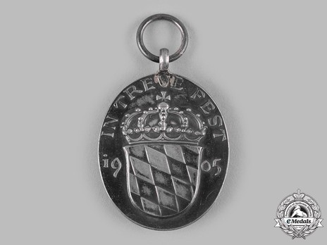 Prince Regent Luitpold Medal, Silver Medal Reverse
