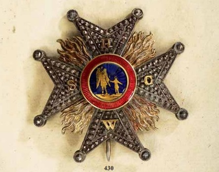 Order of the Four Emperors, Commander Breast Star Obverse