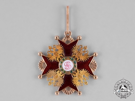 Order of Saint Stanislaus II Class Badge Obverse