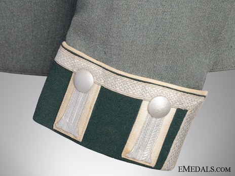 German Army Infantry NCO's Dress Tunic Cuff Detail