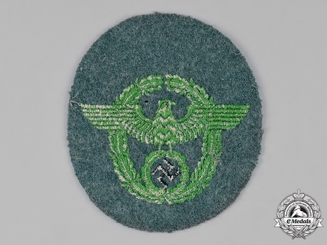 German National Police NCO/EM Ranks Sleeve Eagle Reverse